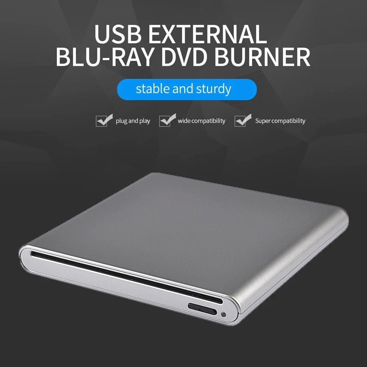 Laptop Accessories Bd - Lecteur optique externe à aspiration DT77,