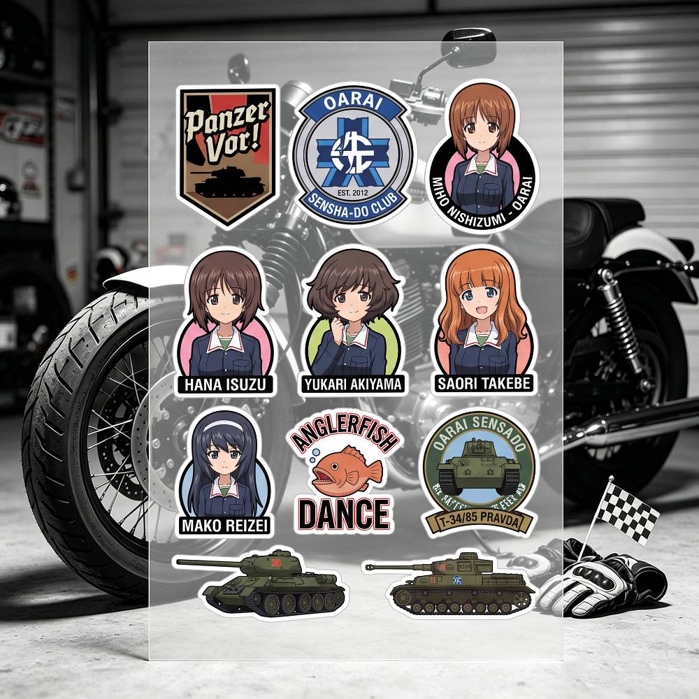 Autocollants de moto Anime Gir - Laptop Accessories Kids avis et prix