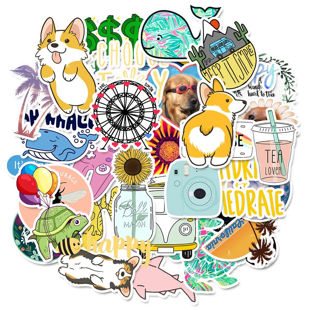Autocollants de fille VSCO de  - Laptop Accessories Kids avis et prix